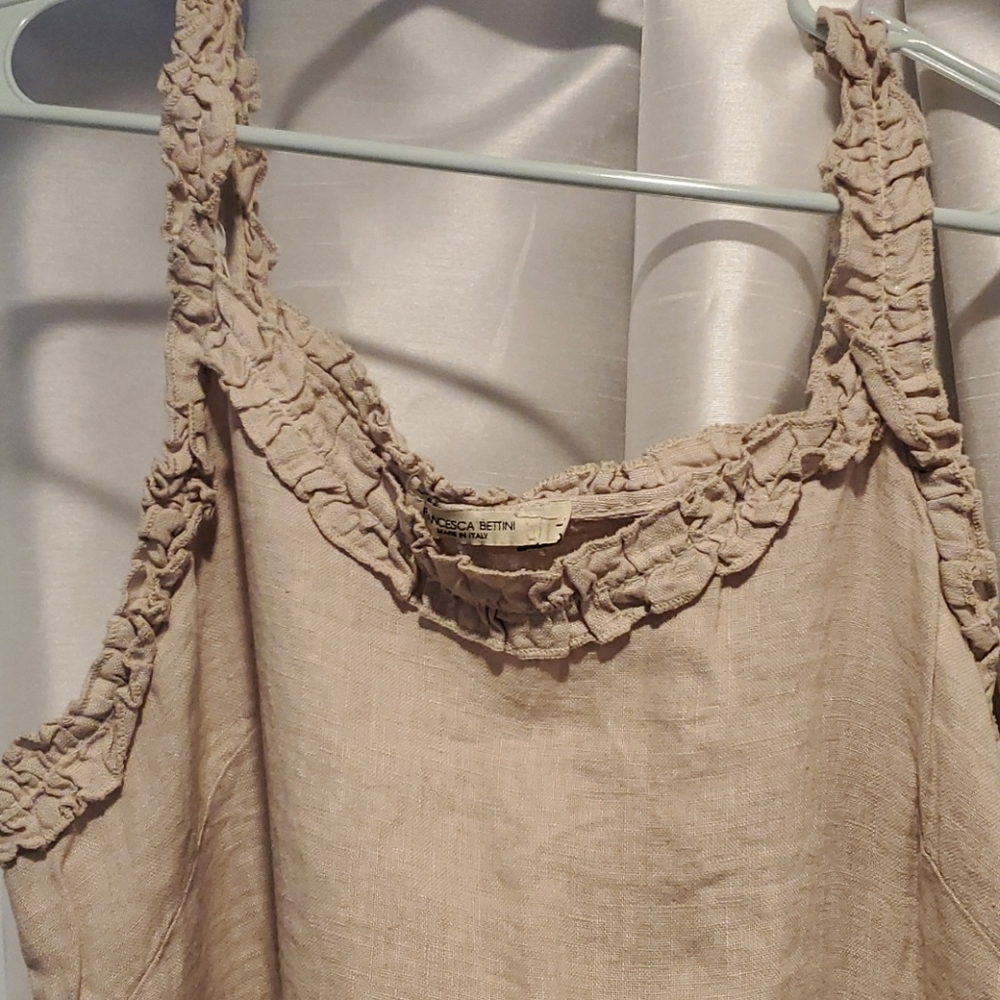 Ladies Size L Linen Dress by Francesca Bettini